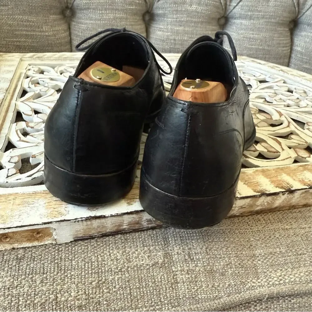 Gucci Black Leather Oxford Shoes Men’s 40.5 US 7